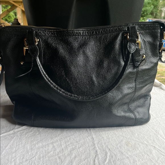 Kattee black pebbled leather bag - Picture 1 of 6
